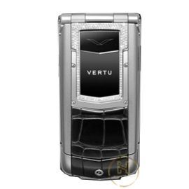 Vertu Ayxta Black Alligator Diamond Trim Ceramic Keys Mới 100% Fullbox.