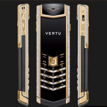 Vertu Signature S Yellow Gold Diamond Bag Keys Like New