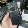 Vertu Aster P Black Alligator Gold Diamond New