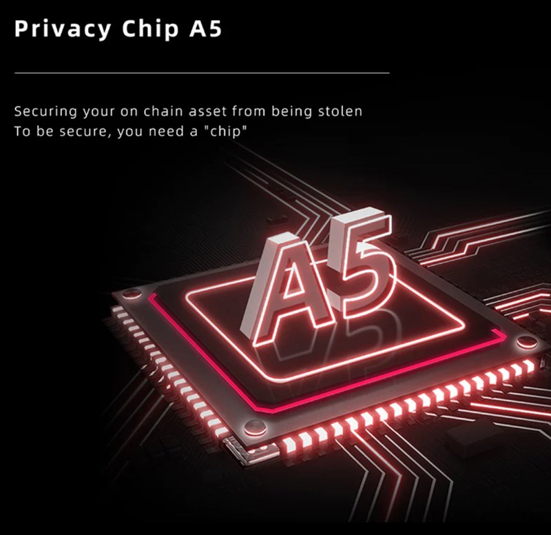 Meta Vertu còn sở hữu chip bảo mật A5, công nghệ SE+TEE